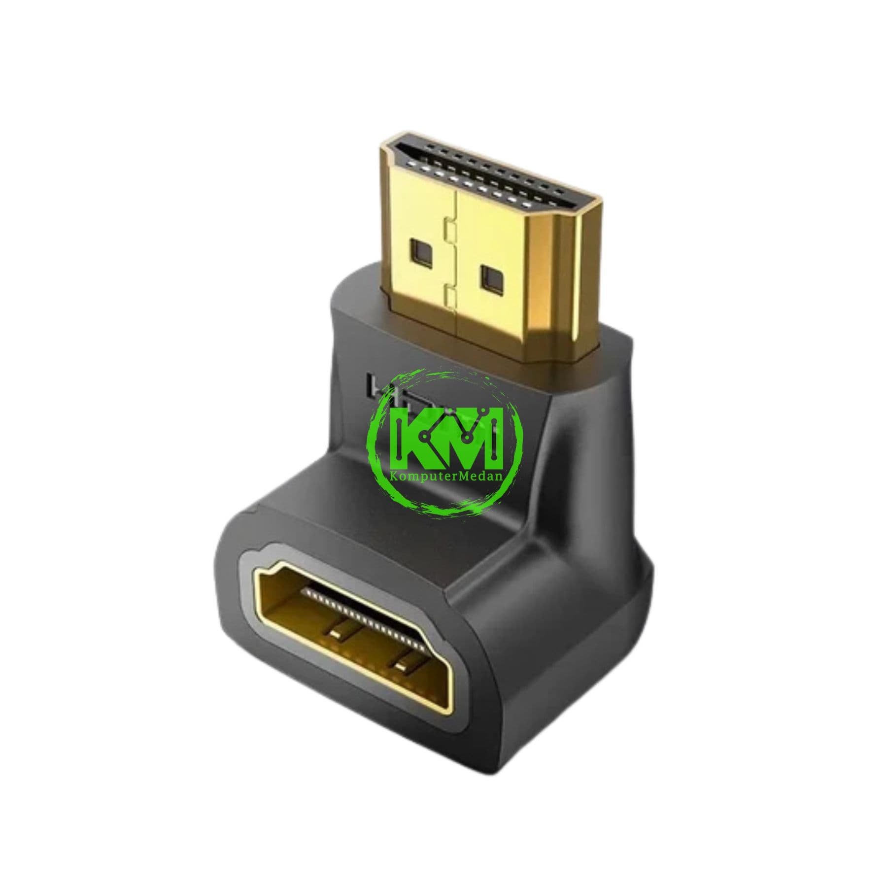 VENTION HDMI 90 DEGREE MALE TO FEMALE ADAPTER BLACK (AIOB0) - NP - Image 2