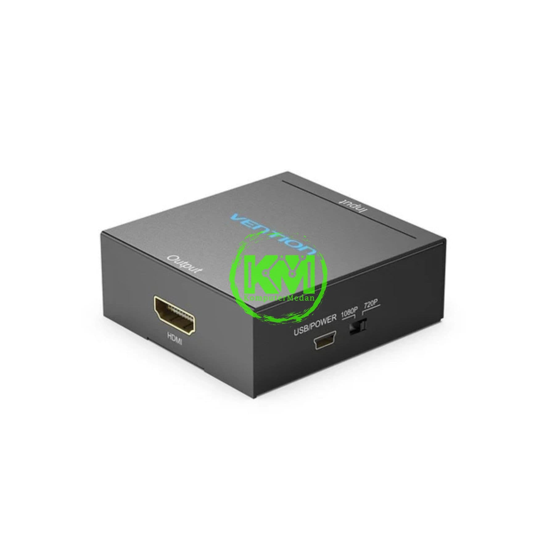 VENTION RCA TO HDMI CONVERTER BLACK METAL TYPE (AEFB0) - Image 2