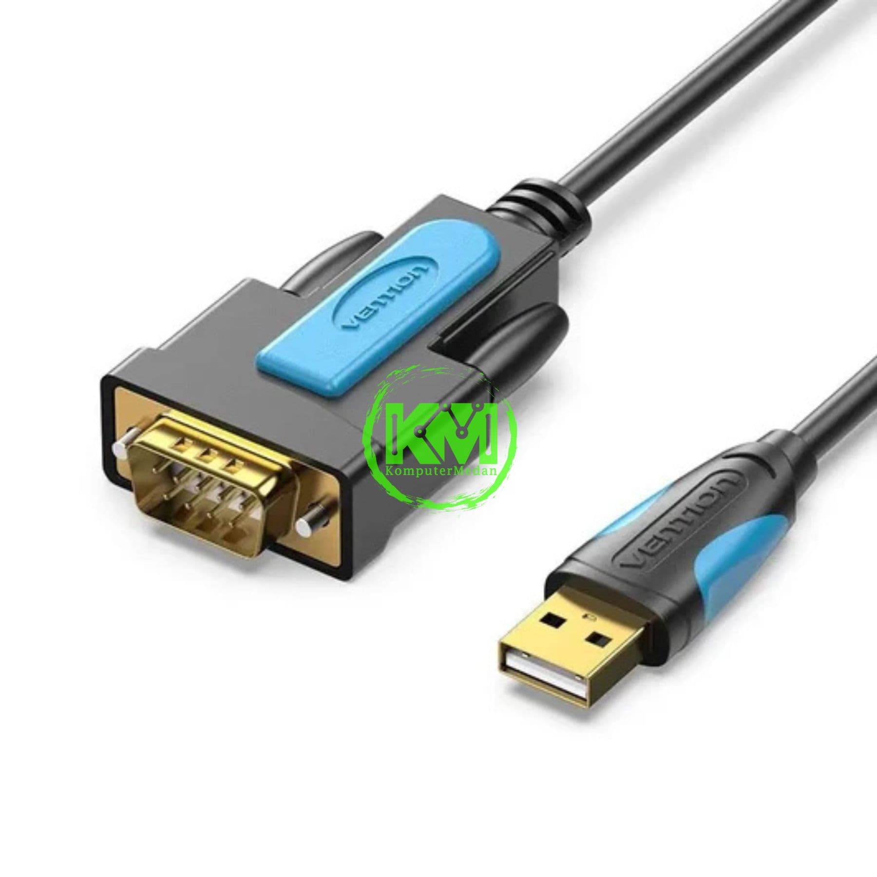 VENTION USB TO RS232 SERIAL ADAPTER BLACK 2M (VAS-C02-B200) - NP - Image 2