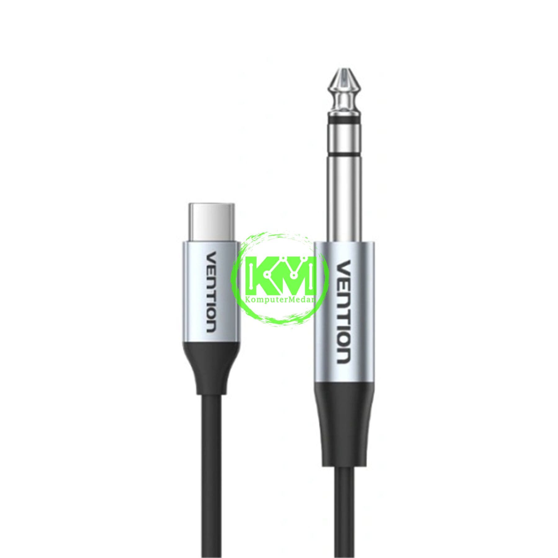VENTION USB-C MALE TO 6.35MM MALE WITH DAC AUDIO CABLE 1M GRAY (BIJHF) - NP - Image 4