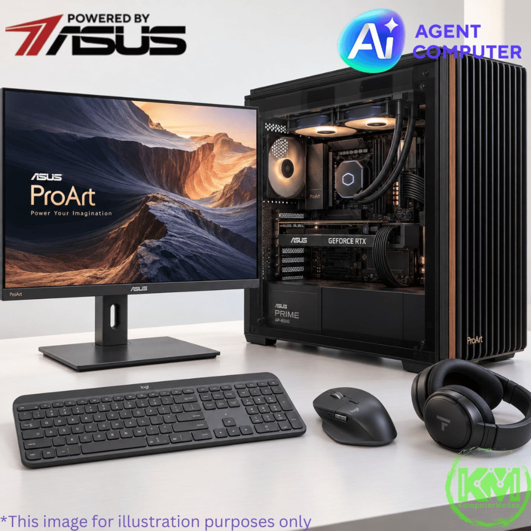 KOMED PC AURA STUDIO - POWERED BY ASUS - Image 1