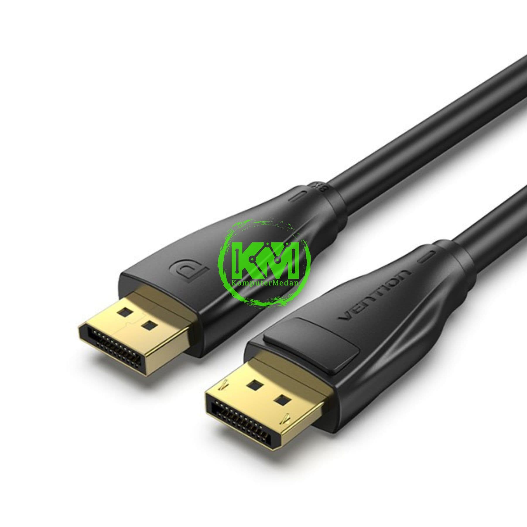 VENTION DP 1.4 MALE TO MALE HD CABLE 8K 2M BLACK (HCDBH) - NP - Image 1