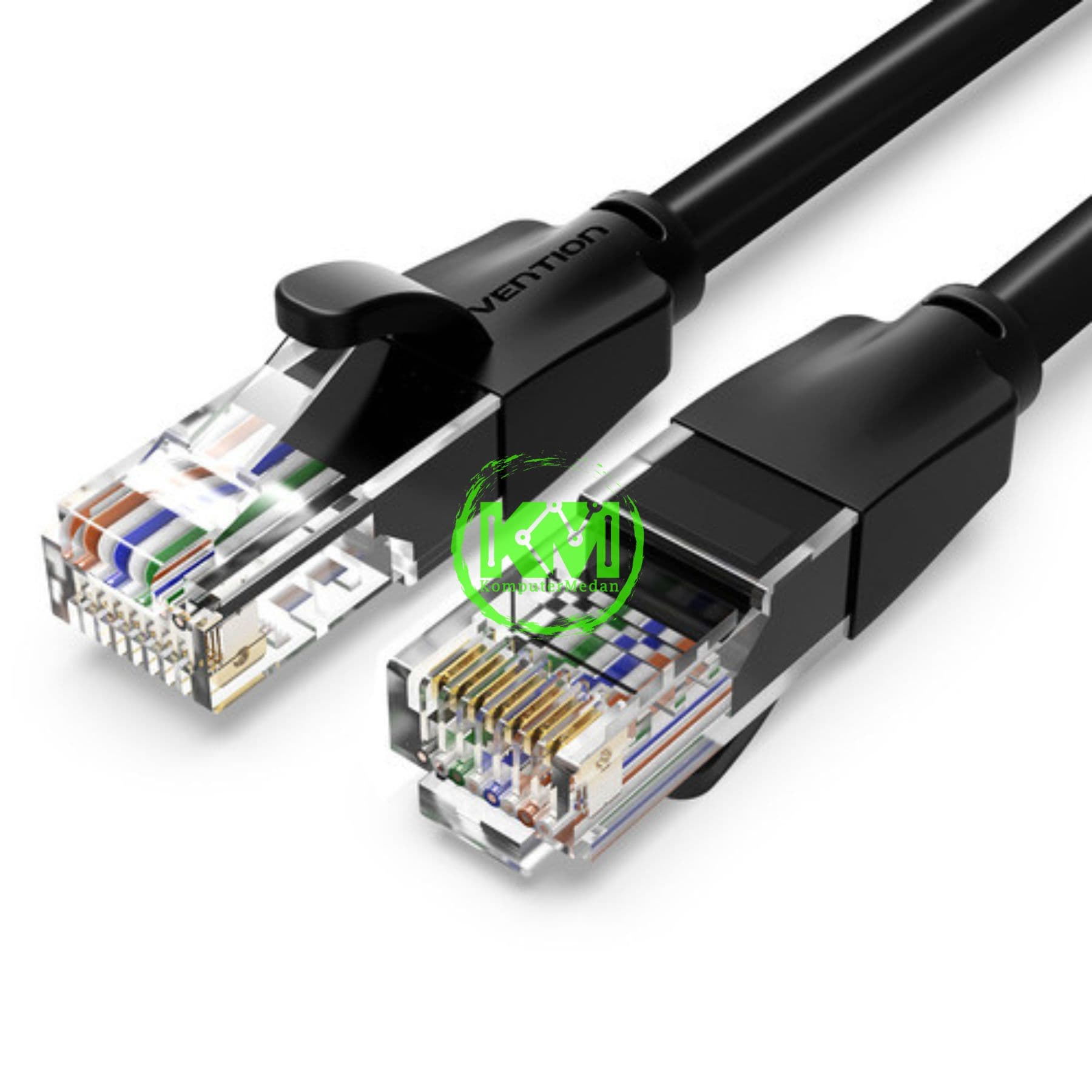 VENTION CAT6 UTP PATCH 10M BLACK (IBEBL) - NP - Image 2