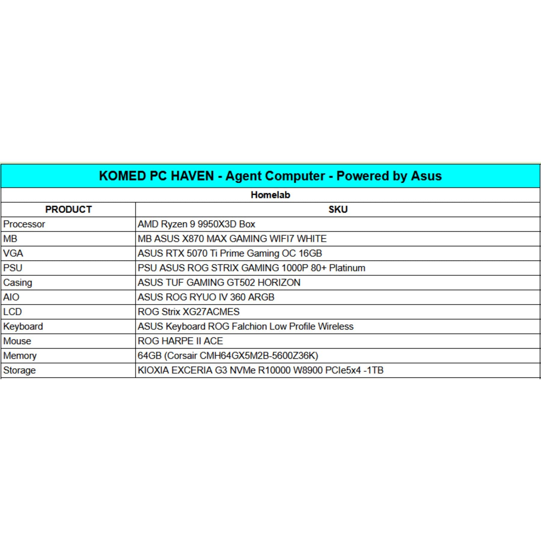 KOMED PC HAVEN - AGENT COMPUTER - POWERED BY ASUS - Image 2