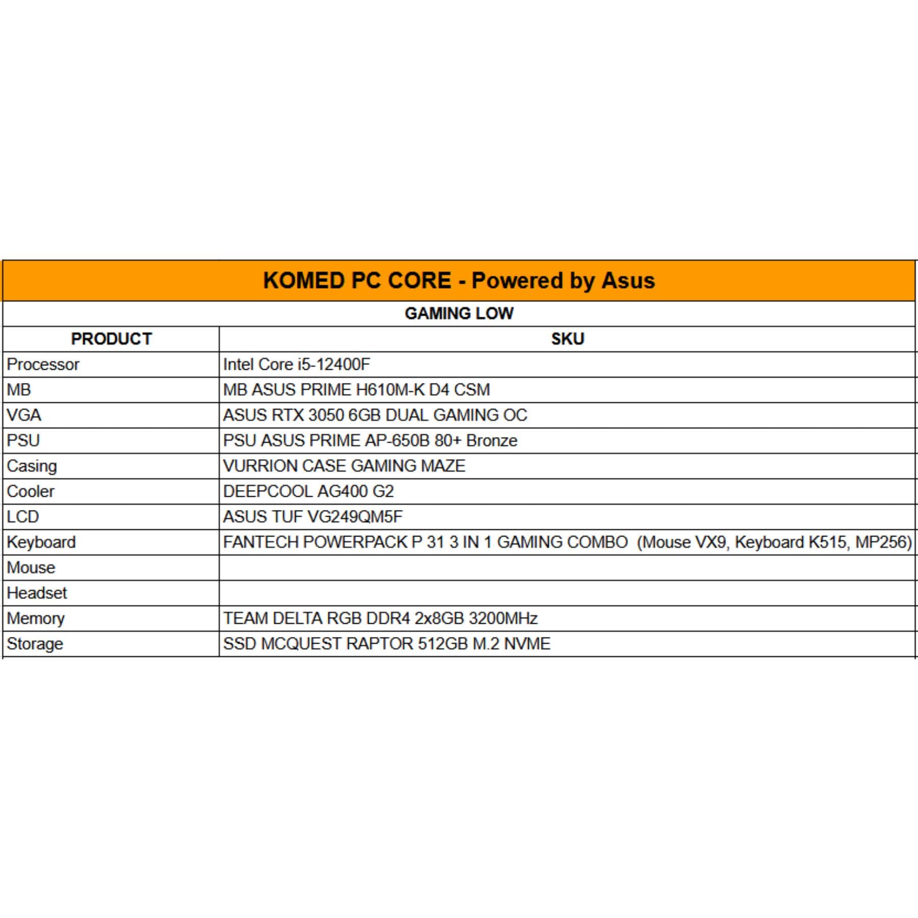 KOMED PC CORE - POWERED BY ASUS - Image 2
