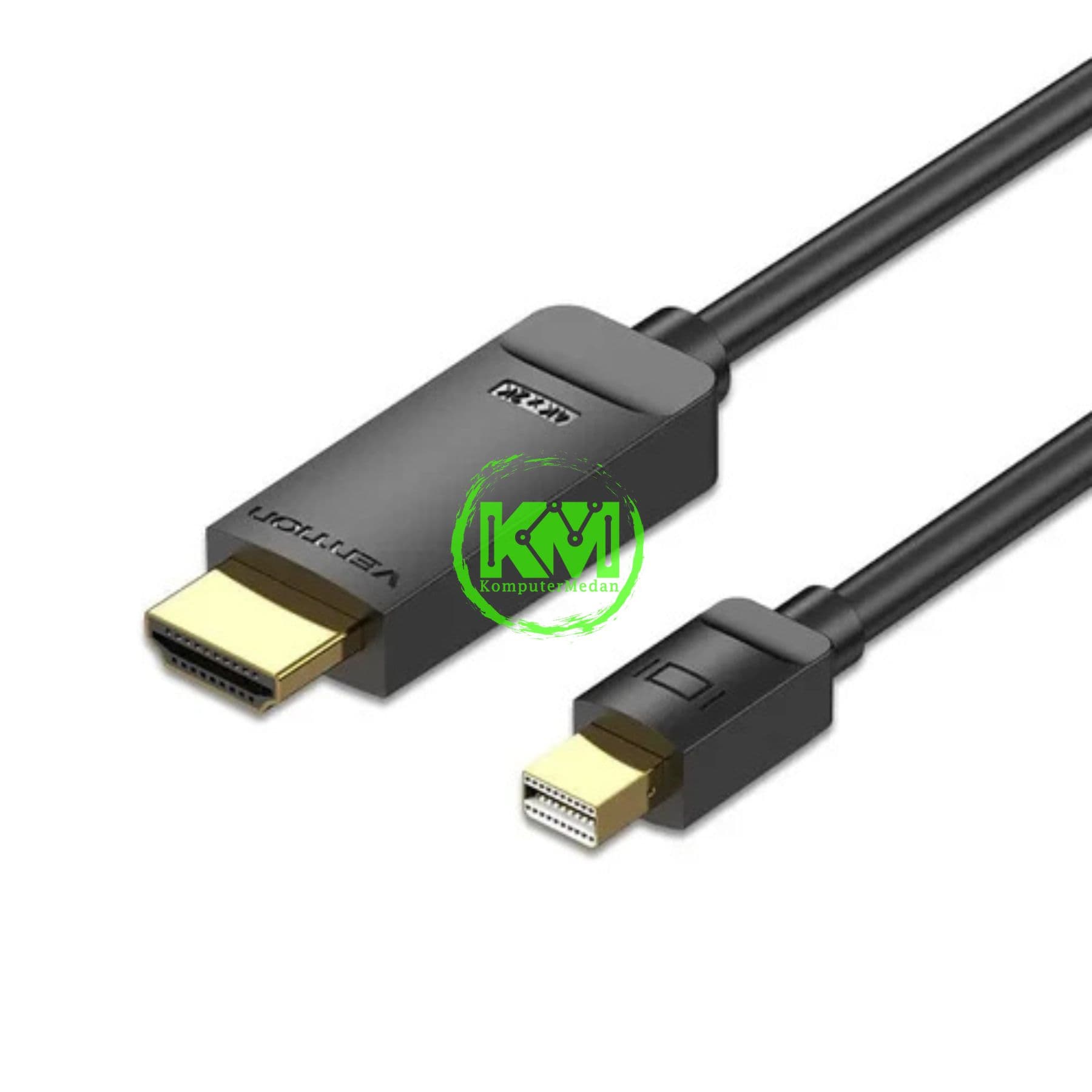 VENTION 4K MINI DISPLAYPORT TO HDMI CABLE 2M BLACK (HAHBH) - NP