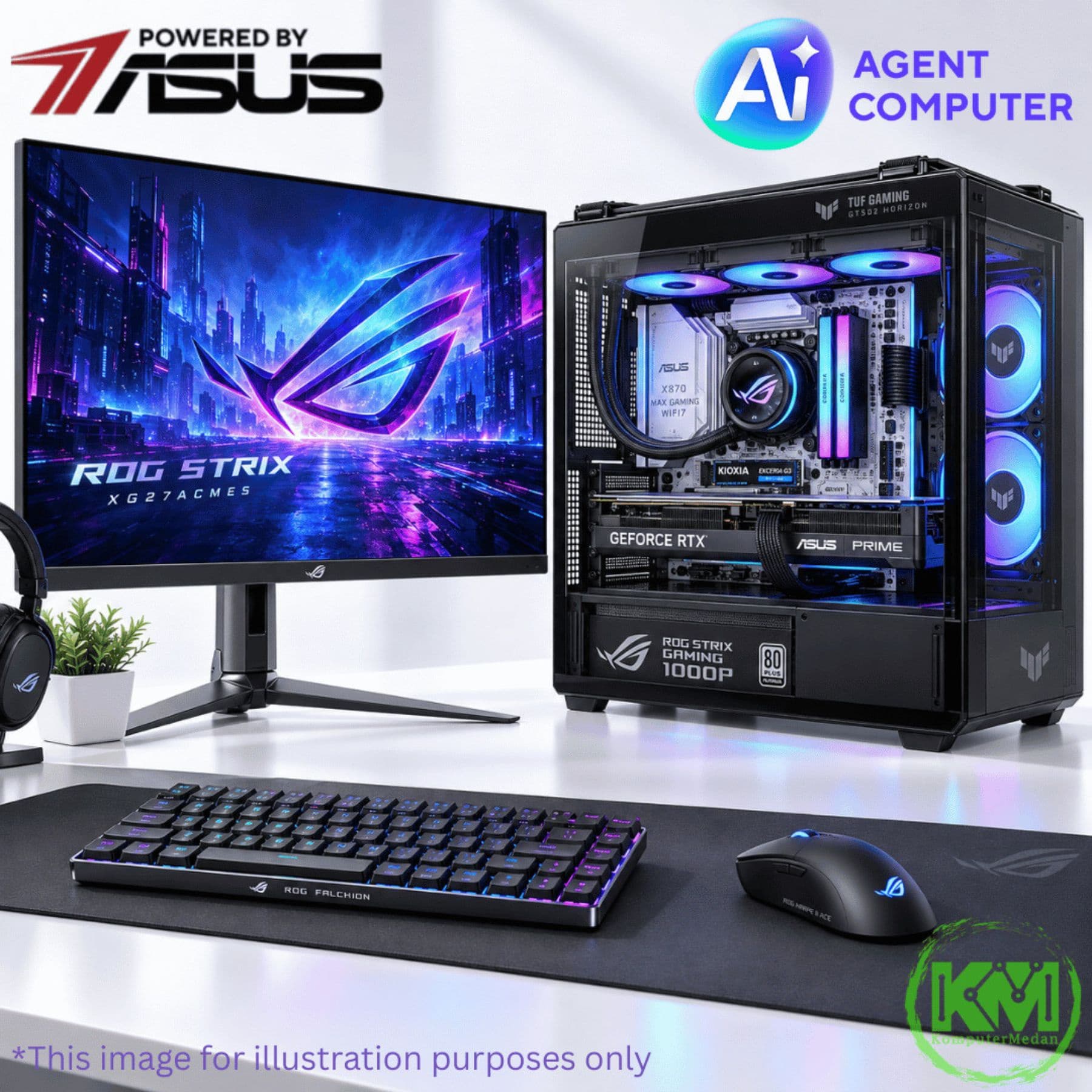 KOMED PC HAVEN - AGENT COMPUTER - POWERED BY ASUS - Image 1