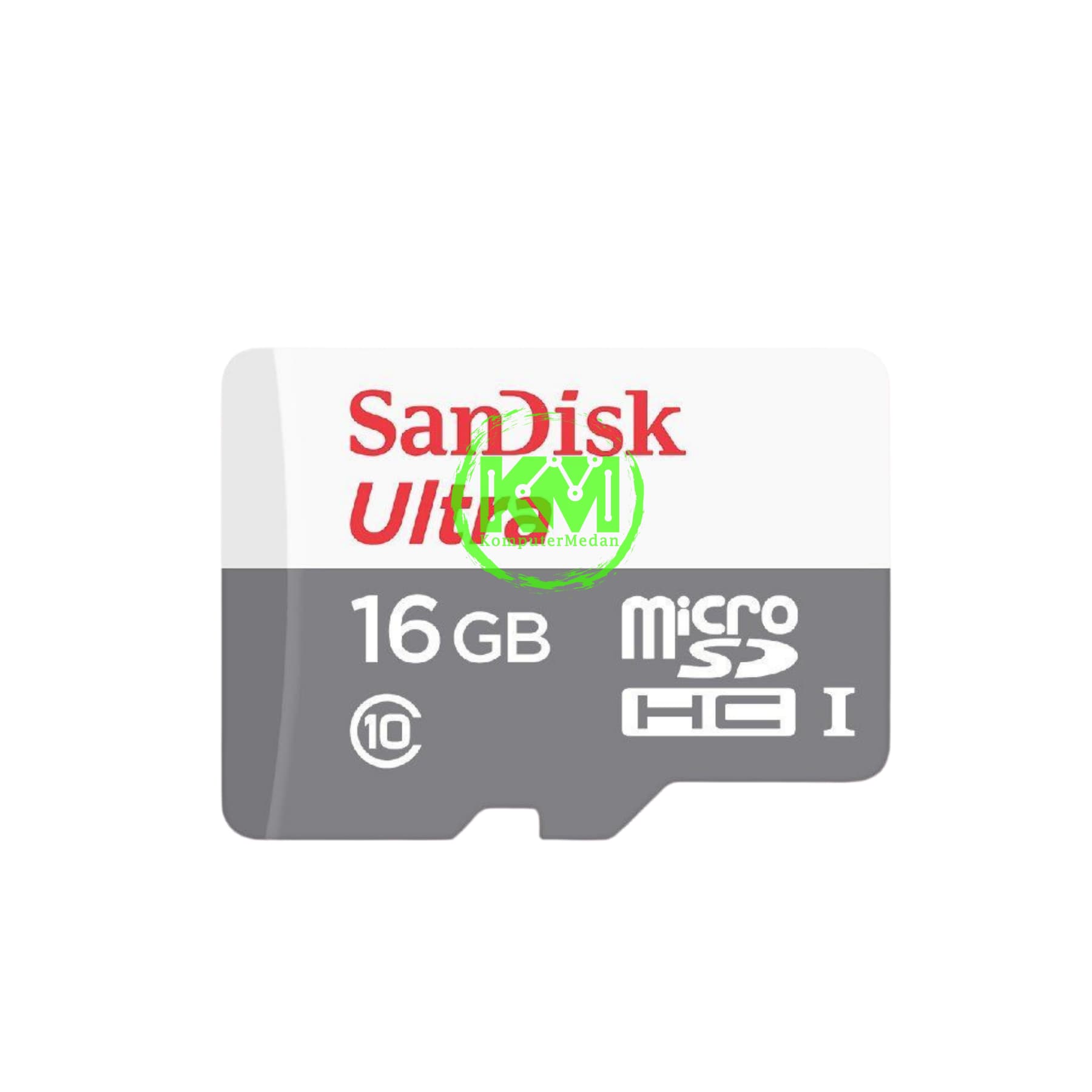 SANDISK ULTRA MICROSDHC 16GB MEMORY CARD - Image 1