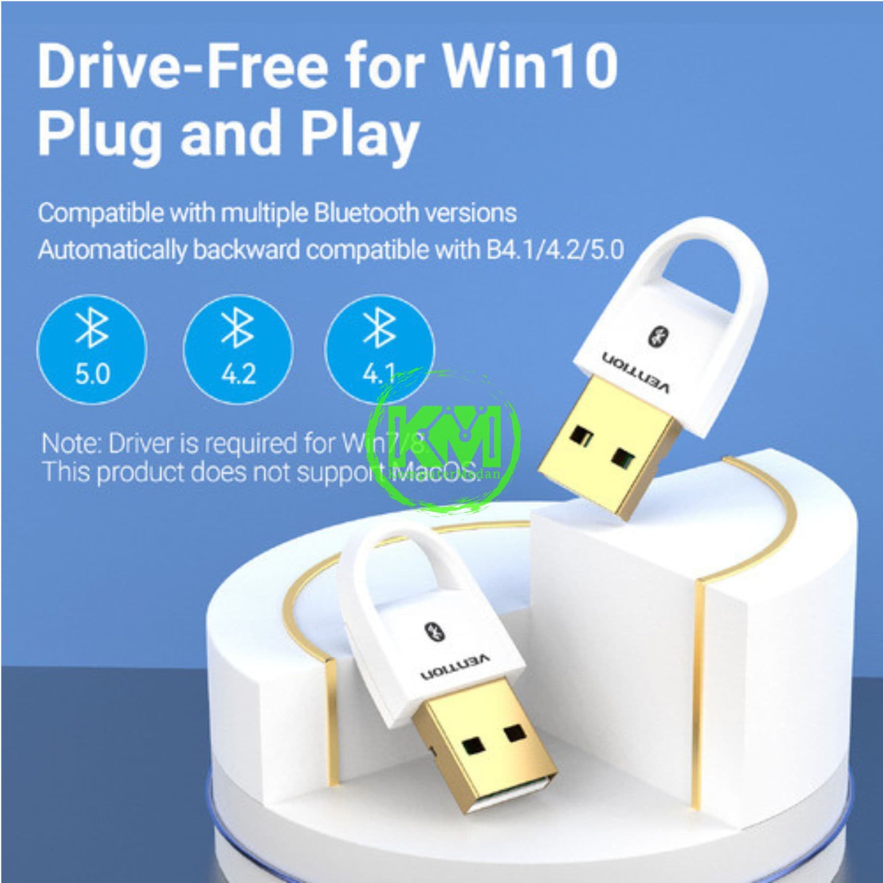 VENTION USB BLUETOOTH 5.0 ADAPTER WHITE (CDSW0) - NP - Image 5