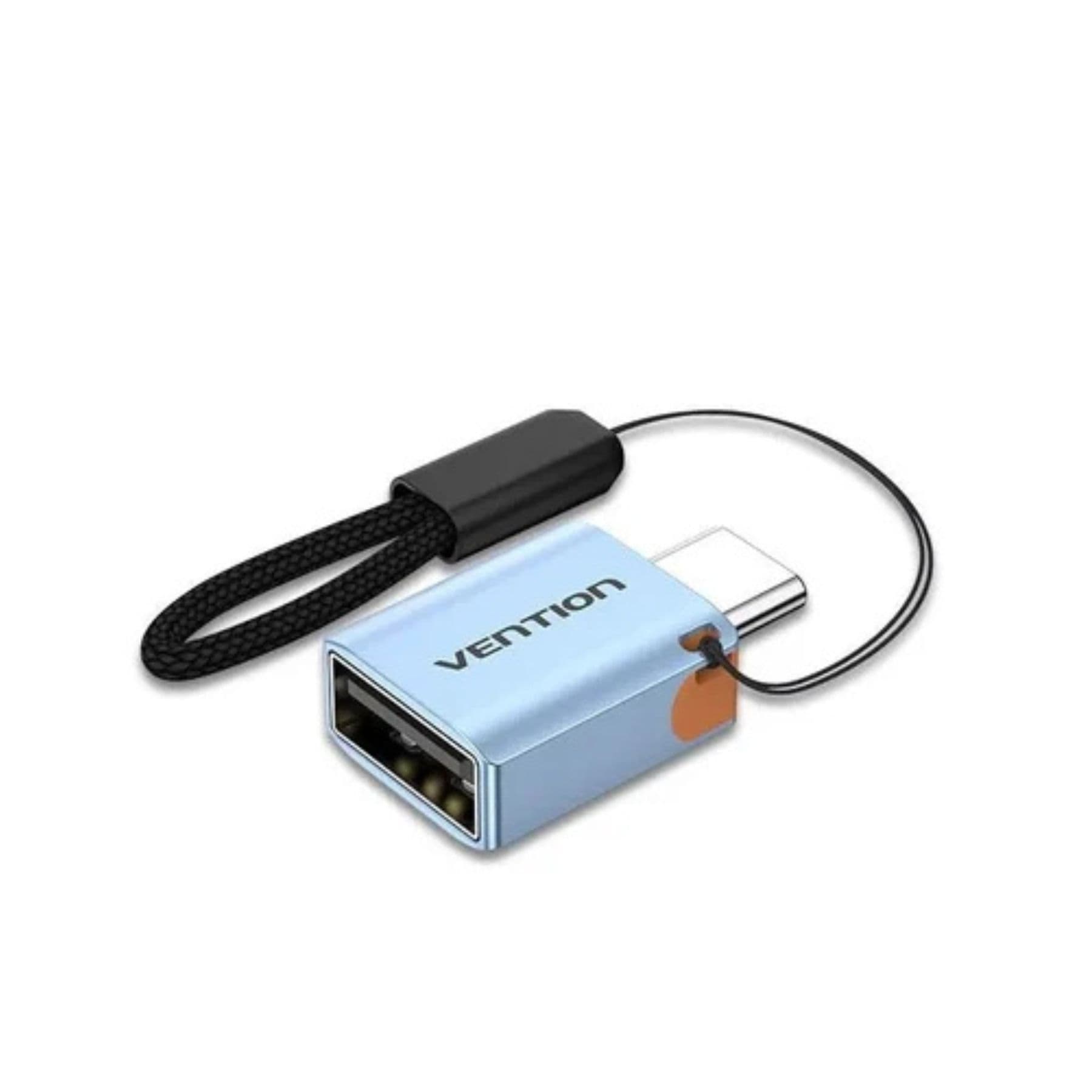 VENTION USB 3.1 TYPE-C MALE TO USB FEMALE OTG ADAPTER WITH LANYARD GRAY ALUMINUM ALLOY TYPE (CUBH0) - NP - Image 2