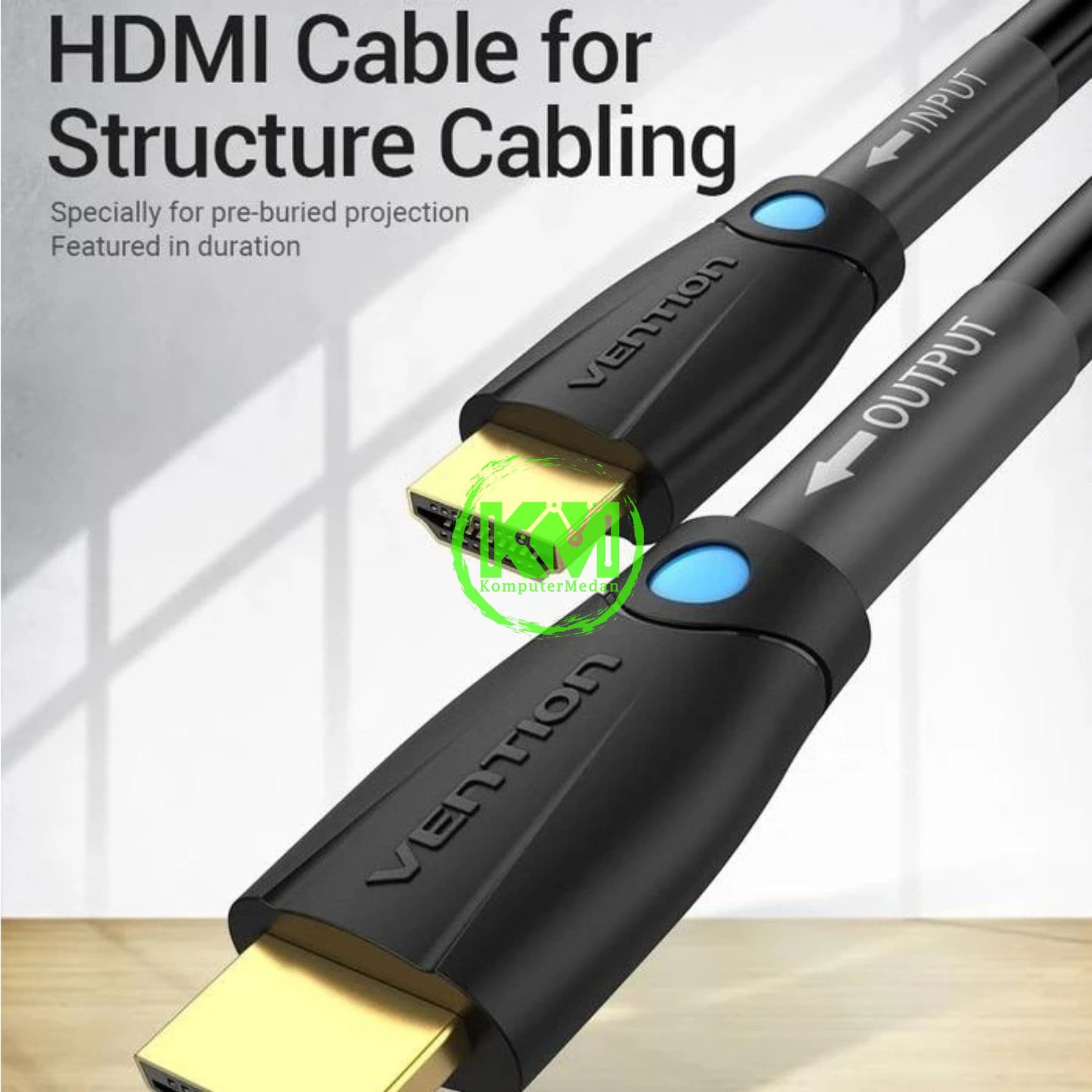 VENTION HDMI CABLE 20M BLACK FOR ENGINEERING (AAMBQ) - Image 2