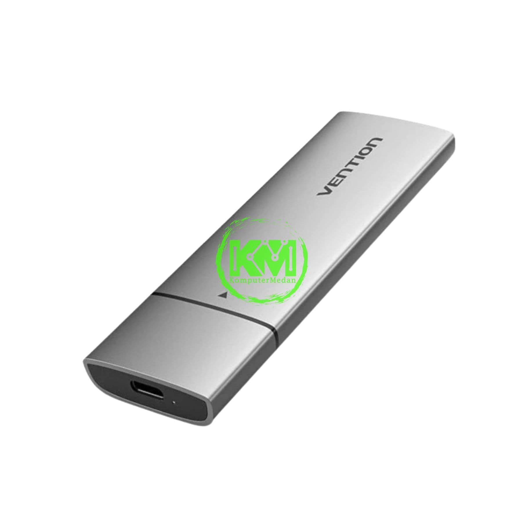 VENTION M.2 NVME SSD ENCLOSURE (USB 3.1 GEN 2-C) GRAY ALUMINUM ALLOY TYPE (KPGH0) - NP - Image 2
