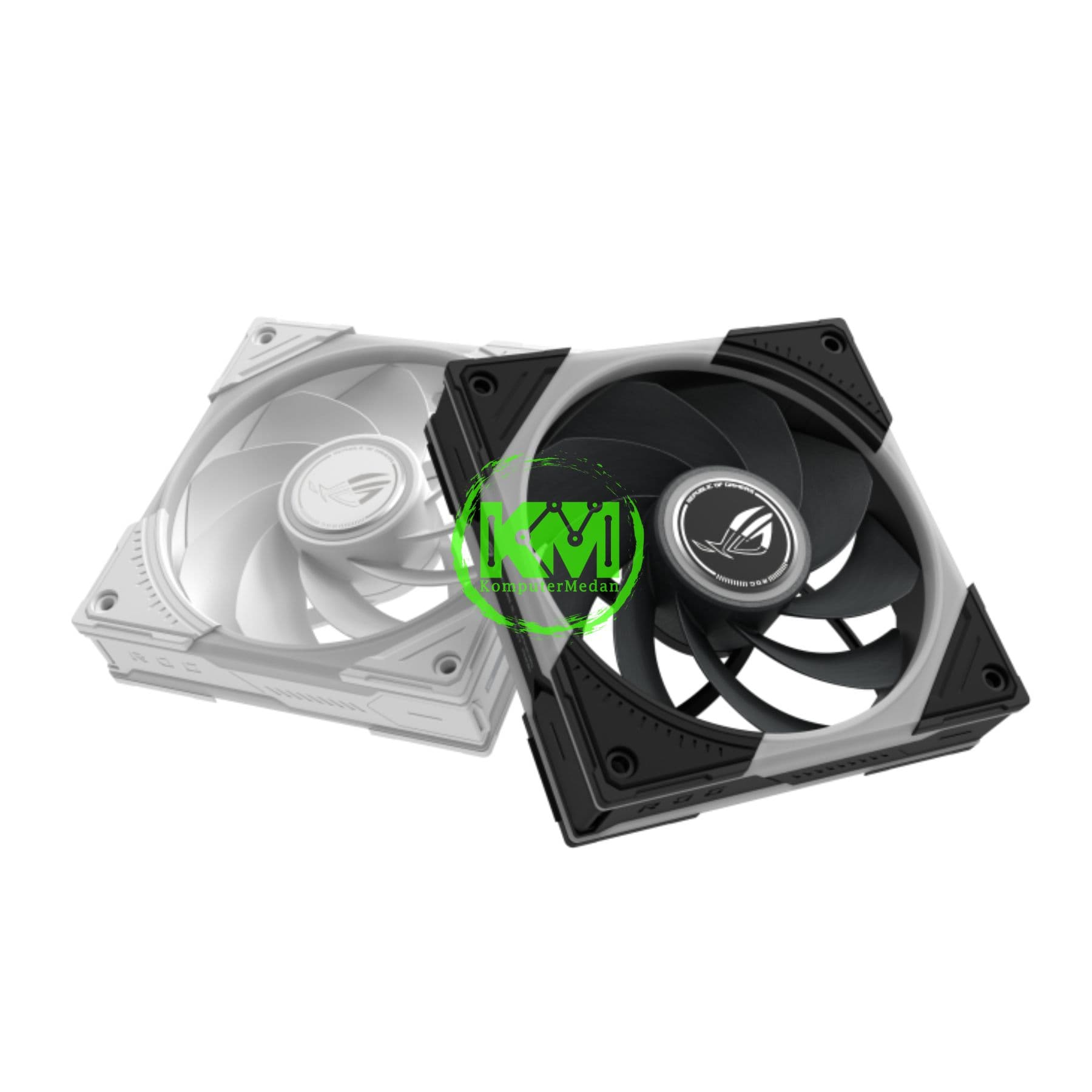 ASUS ROG EURUX GR120 ARGB REVERSE BLACK | WHITE FAN CASING - Image 1