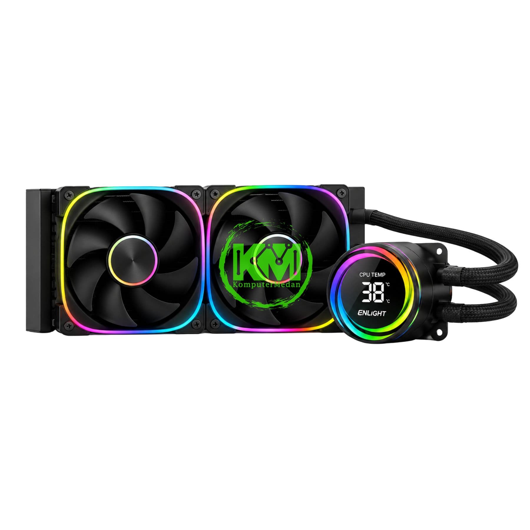 ENLIGHT AVA2 240 BLACK WATER COOLING FAN PROCESSOR