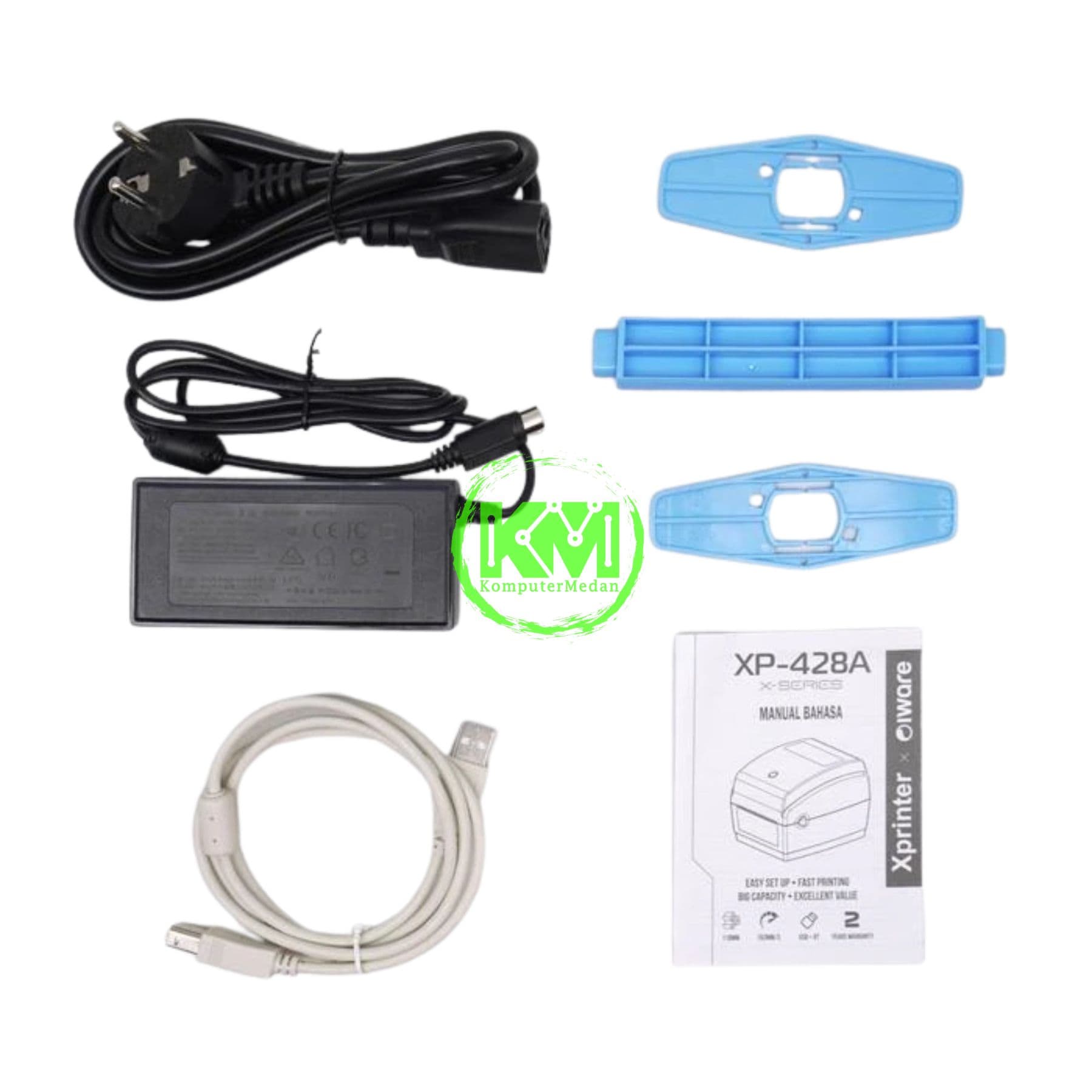 IWARE PRINTER THERMAL LABEL XP-428A BLACK & WHITE (USB + BLUETOOTH) - Image 8