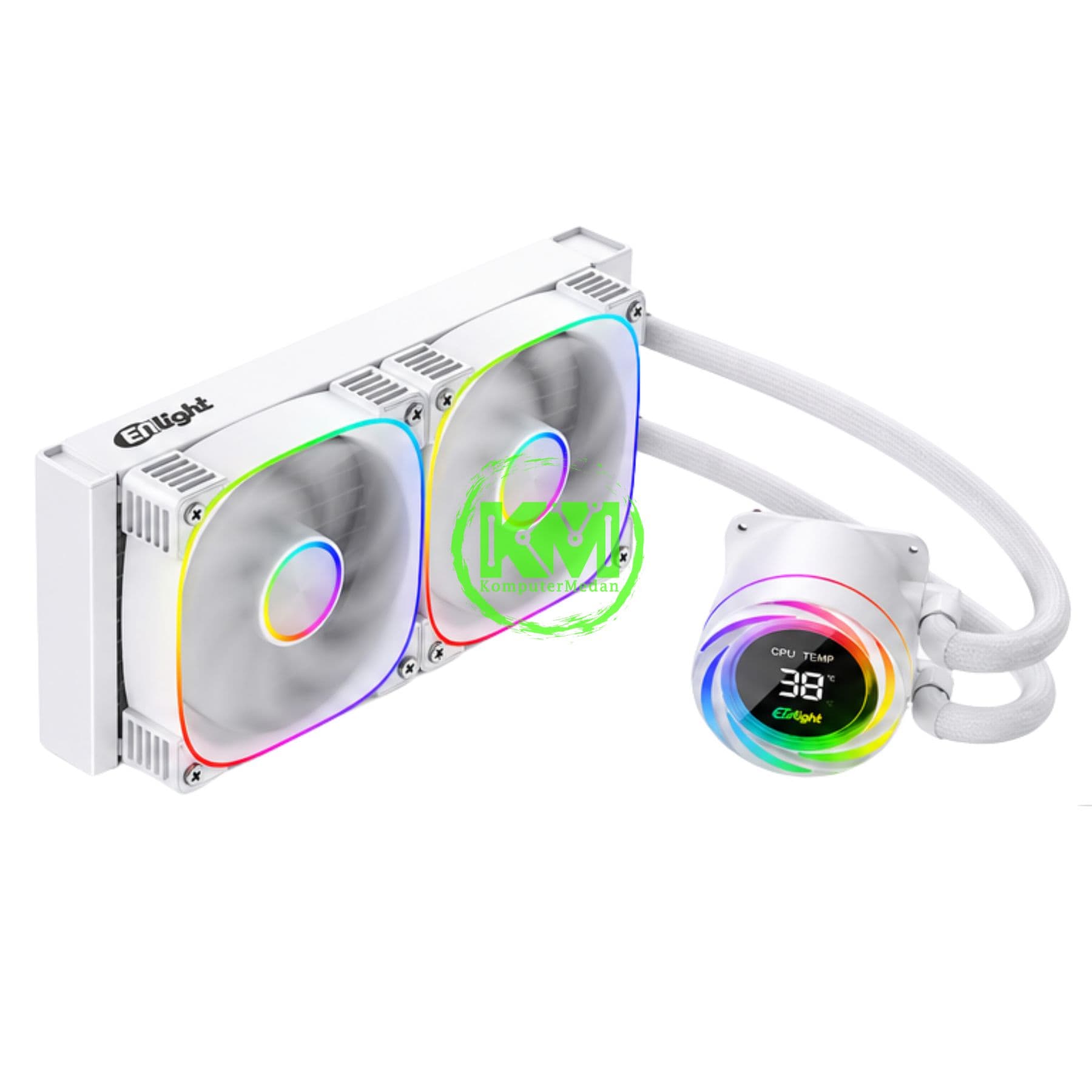ENLIGHT AVA2 240 WHITE WATER COOLING FAN PROCESSOR - Image 2