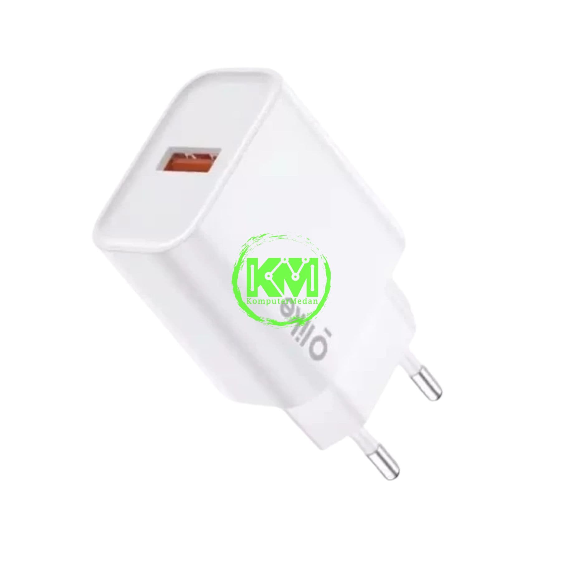 OLIKE QUICK CHARGE C307 POWER ADAPTER WHITE