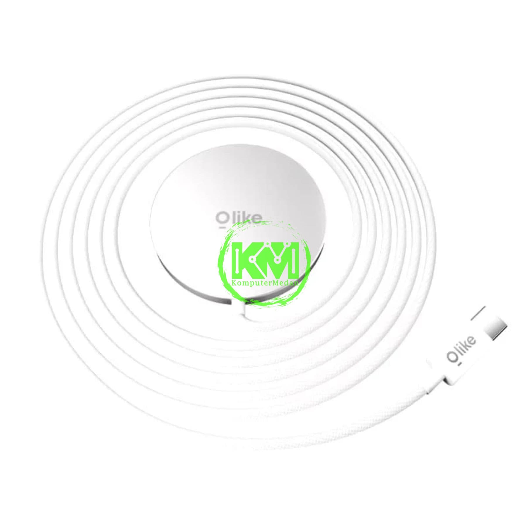 OLIKE MAGNETIC WIRELESS CHARGER WOC WHITE - Image 2