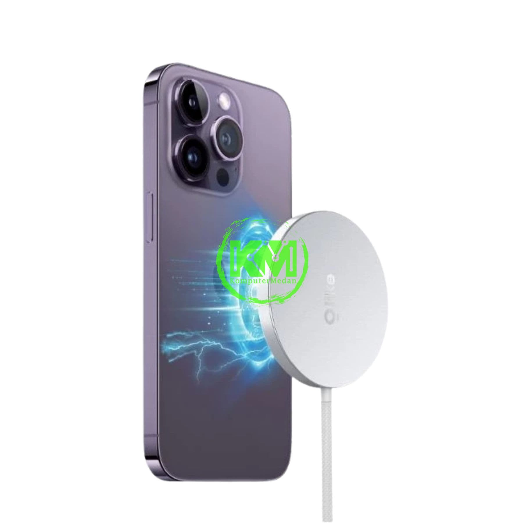 OLIKE MAGNETIC WIRELESS CHARGER WOC WHITE