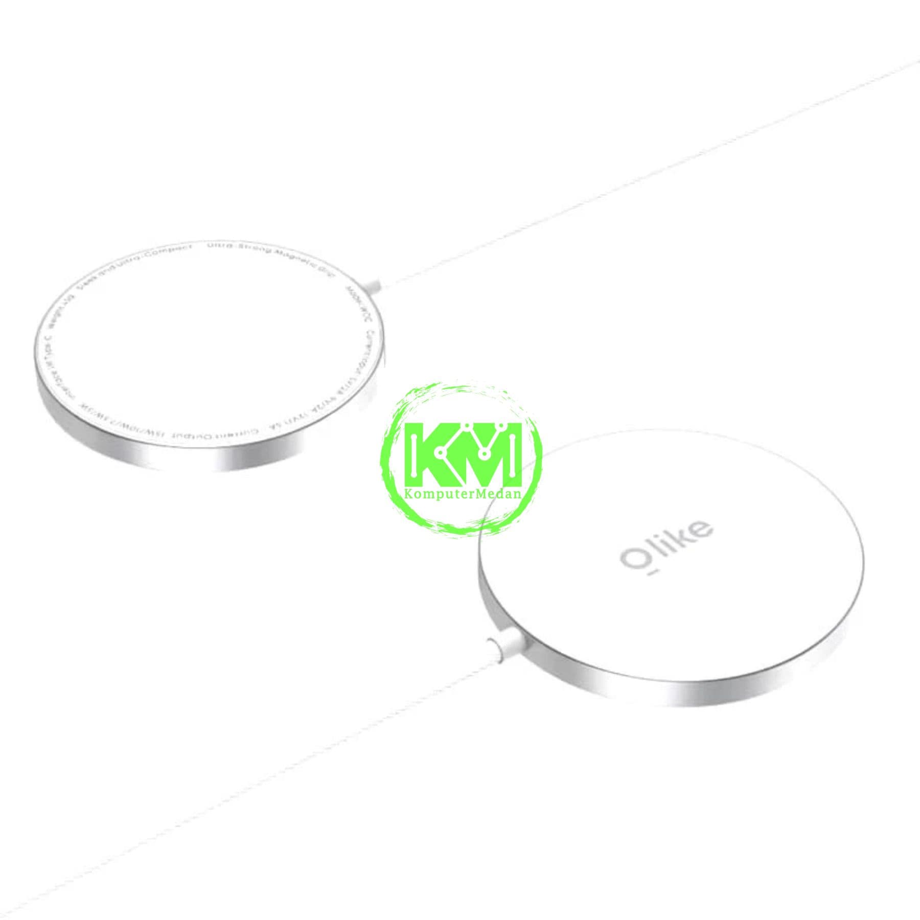 OLIKE MAGNETIC WIRELESS CHARGER WOC WHITE - Image 4