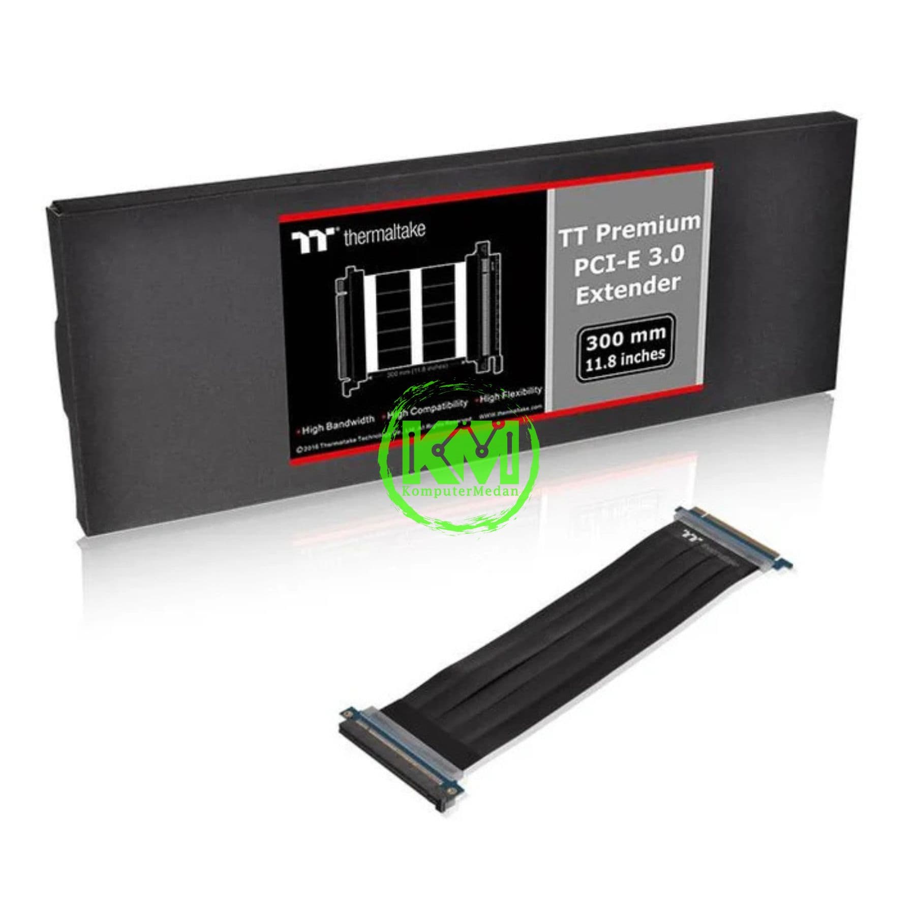 THERMALTAKE PCI EXPRESS EXTENDER/BLACK/PCI E3.0/300MM (AC-045-CN1OTN-C1)