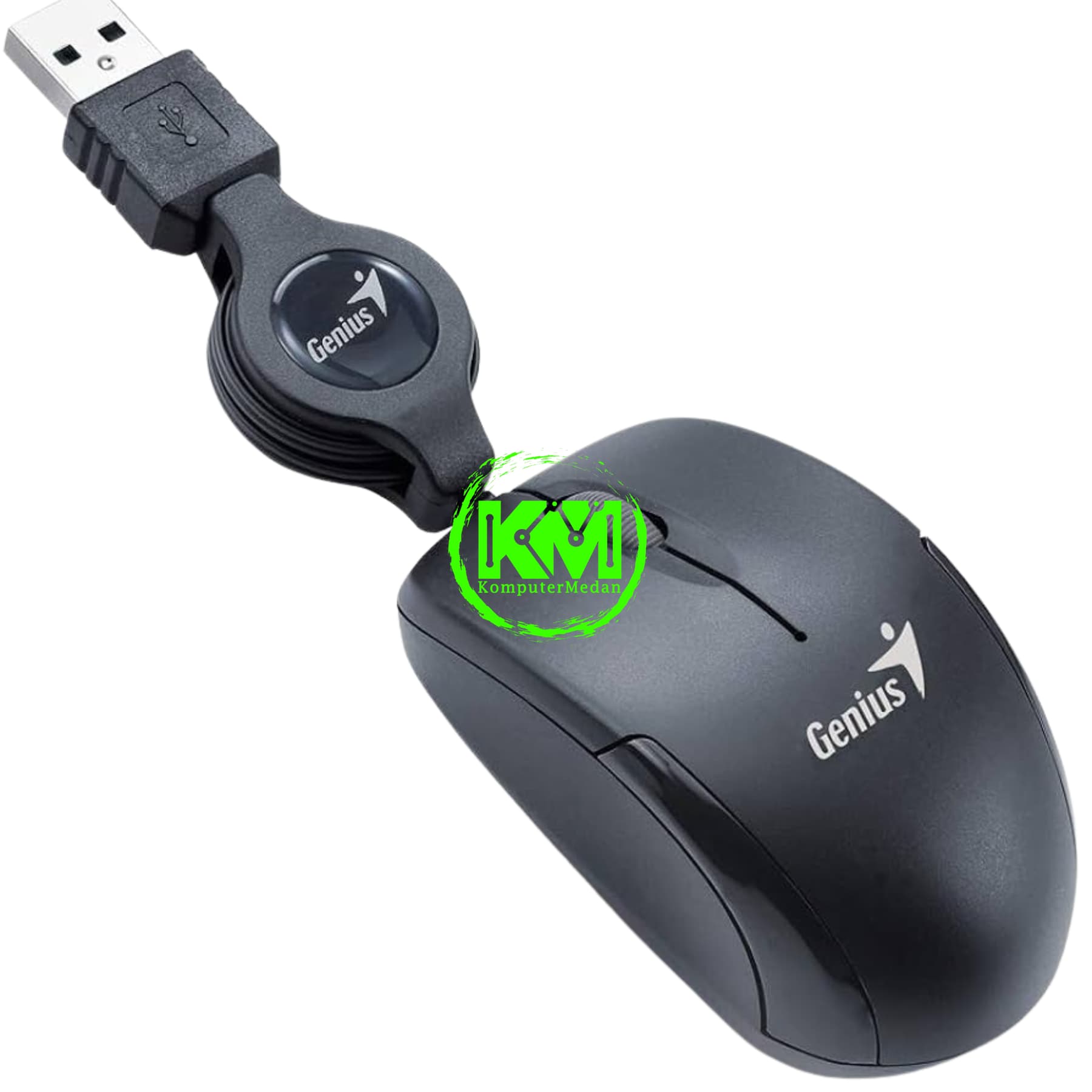 Trend Micro Mouse GENIUS MICRO TRAVELLER RETRACTABLE MOUSE (RED/WHITE/BLACK/SILVER ...