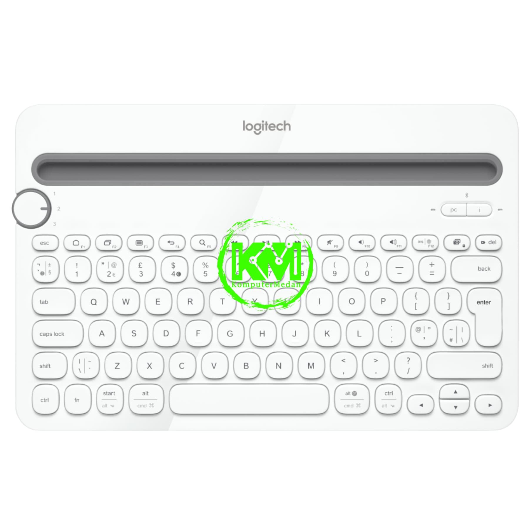 Ko Logic Tech LOGITECH K480 MULTI-DEVICE BLUETOOTH KEYBOARD | KomputerMedan