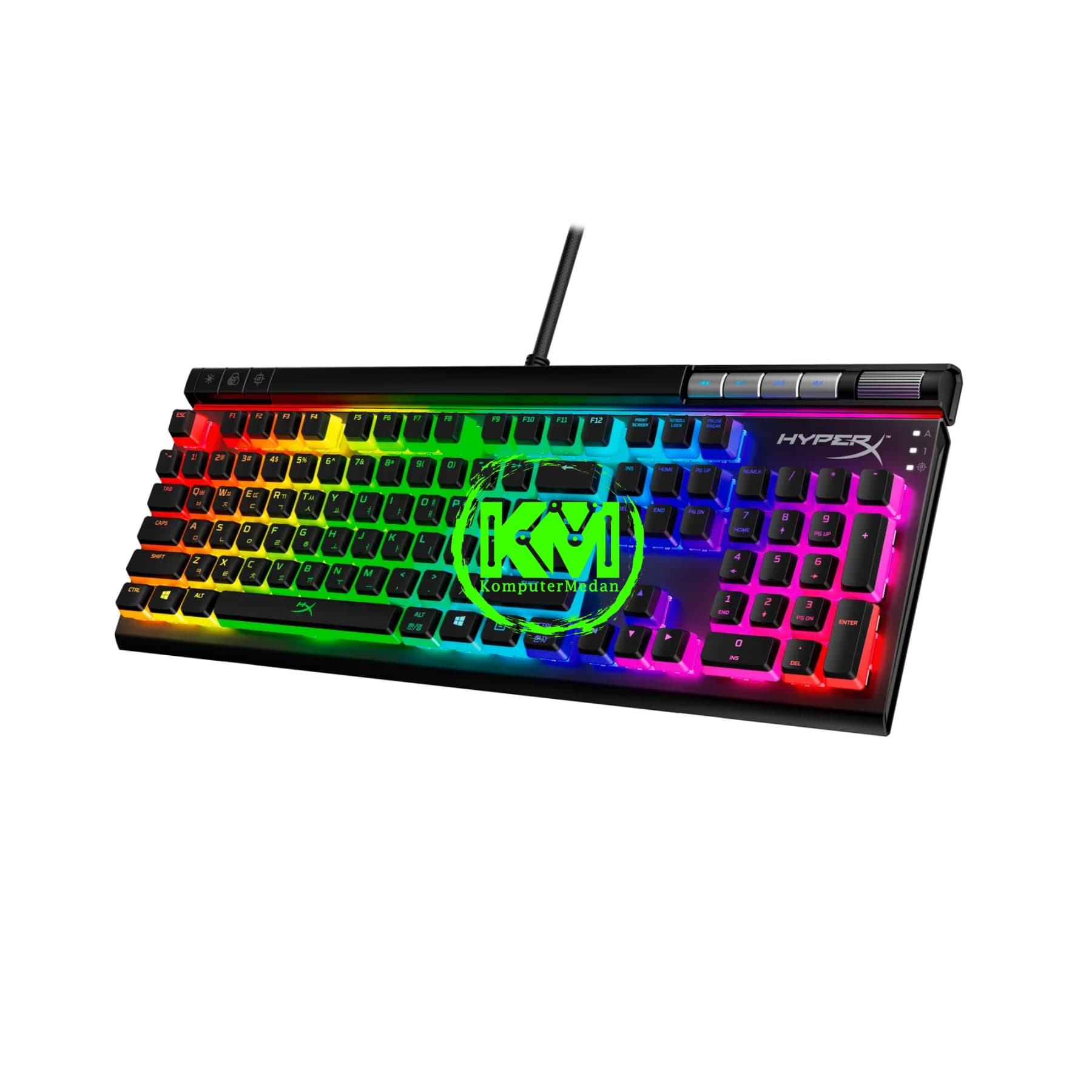 Hyperx Keyboard Keys HYPERX PBT FULL KEY SET BLACK KEYCAPS | KomputerMedan